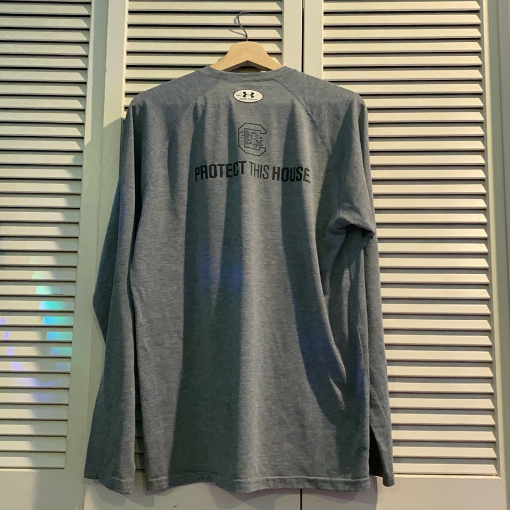 Long sleeve gray Carolina Gamecocks shirt
